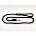 Soft Lines Dog Snap Leash 0.37 In. Diameter By 10 Ft. - Black SO456410